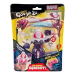 BANDAI - Heroes of Goo JIT Zu Figurine d'action Ghost Spider - Marvel CO41493 Multicolore - Combattez avec Goo JIT Zu : flexibilité et émotion dans Chaque Bataille