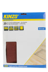 Kinzo 72173 Papier abrasif en bois 20 pièces