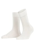 FALKE Women's Sensitive London W SO Cotton With Soft Tops 1 Pair Socks, White (Off-White 2040) new - eco-friendly, 2.5-5