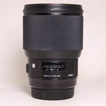 Sigma Used 85mm f/1.4 DG HSM Art Lens Canon EF