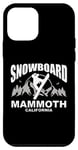 Coque pour iPhone 12 mini Snowboard Rider Mammoth California