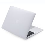 LENTION Macbook Air 15 M2 (A2941)/M3 (A3114) Skal Matt Transparent Vit