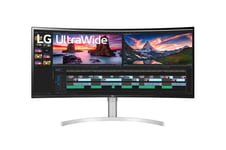 LG 38WN95CP-W.AEK 38" Ultra Wide Quad HD IPS Curved Monitor 144Hz  1ms Response