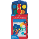 Set 24 Aquarelle Connector + Tube Blanc Boîte Bleu Faber-Castell