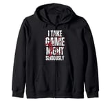 I Take Game Night Seriously Board Game Humor Shirt Zip Hoodie