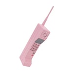 (Pink) Retro Mobile Phone 80'S 90'S Old Fashioned Portable Brick Cell