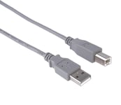 Premiumcord Ku2ab05, 0,5 M, Usb A, Usb B, Usb 2.0, Grå