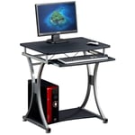 8057685307308 Techly Compact Desk for PC with Removable Tray, Black Graphite ICA