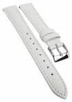 Hugo Boss > Bracelet Montre 16mm Cuir Rembourré Blanc > 119518