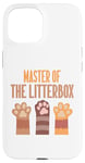 Coque pour iPhone 15 Le père du chat Master of the Litterbox