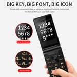 Clamshell Mobile Phone 2G Large Screen Long Standby Flip Phone 5900mAh Dual Hot