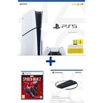 Pack Console PS5 Slim - Édition Standard + Marvel's Spider-Man 2 + Socle Vertical