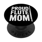 Flute Instrument Player Mom for Orchestra Flutist PopSockets Adhesive PopGrip