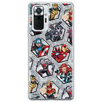 ERT GROUP Coque de téléphone Portable pour Xiaomi REDMI Note 10 Pro Original et sous Licence Officielle Marvel Motif Avengers 023 Parfaitement adapté à la Forme du téléphone Portable, Coque en TPU