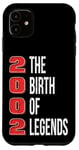 Coque pour iPhone 11 Anniversaire 2002 La naissance des légendes