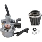 Sjlerst - Carburateur PZ19 avec filtre à air 1,4 pouces pour 50 cc 70 cc 90 cc 110 cc 125 cc atv Dirt Bike