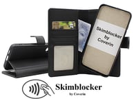 Skimblocker Motorola Moto G55 5G Magnet Plånboksfodral (Svart)