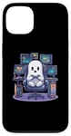 iPhone 13 Funny Ghost Gamer Halloween Console PC Cute Gaming Ghost Case