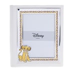 VALENTI & CO. Disney Baby - Roi Leone Simba - Album photo enfants avec cadre photo en argent pour cadeau baptême bébé ou anniversaire enfants