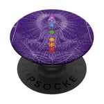 Heal Your Chakras and Life Kundalini Meditation PopSockets Adhesive PopGrip