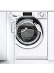 Hoover H-Wash 300 HBWS 49D1ACE/80 Integrated Washing Machine, 9kg Load, 1400rpm Spin, White