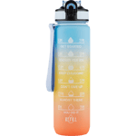 Beauty Rebels Motivational Water Bottle 1 L  Sunrise