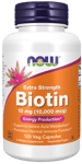 NOW Biotin 10mg (10.000 mcg) Extra Strength 120 vegcaps