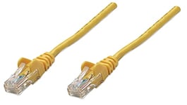 Intellinet 325974 Câble Réseau, RJ45 Connecteur Mâle, Cat 5e UTP CCA, Jaune, 10 m