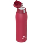 Super Sparrow Gourde Isotherme avec Paille - INOX Bouteille Isotherme - 750ml - Mug Isotherme Étanche - Gourde Enfant sans BPA, pour Sport, Voyages, L'école, Bureau