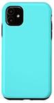 Coque pour iPhone 11 Couleur bleu électrique simple