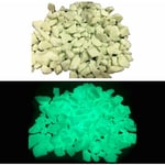 Groofoo - 1000g Pierre lumineuse,galet décoratif,caillou phosphorescent,scintillante intérieur ou extérieur pour aquarium,terrarium,jardin,vitrine