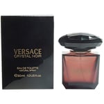 Versace Womens Crystal Noir Eau de Toilette 30ml Spray For Her - Orange - One Size