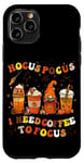 iPhone 11 Pro Halloween Coffee Hocus Pocus I Need Coffee To Focus Case