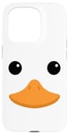 iPhone 15 Pro Cute White Duck Face Costume For Kids and Toddlers Case