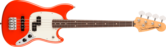 Fender Player II Mustang Bass PJ RW Coral Red