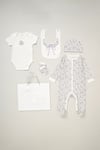 Rock A Bye Baby Girl Cotton 5-Piece Gift Set - Cream - Size 0-3M