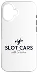 Coque pour iPhone 16 Slot Cars avec fente pour mini voiture RC