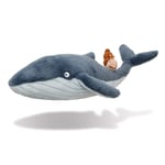 AURORA Snail and The Whale Soft Toy, 61238, 7in, Grey, for Fans of The Book by J