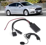 Adaptateur Bluetooth Pour Voiture 6000 Cd, Adaptateur De Câble Bluetooth Aux-In Pour Voiture Avec Microphone Mains Libres Appelant, Adaptateur De Musique Bluetooth Pour Ford Focus 6000Cd