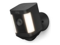 Ring Spotlight Cam Plus Battery - Nettverksovervåkingskamera - utendørs - værbestandig - farge (Dag og natt) - 1080p - lyd - trådløs - Wi-Fi