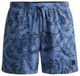 BOSS Men's Reel Swim Short, Open Blue490,