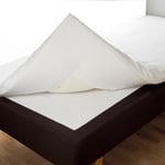 Kuvertlakan percale 140 x 200 vit ekologisk bomull, Värnamo of Sweden