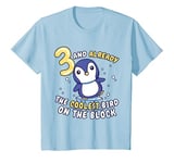 Youth Kids Penguin 3rd Birthday Child Age 3 Years Penguin T-Shirt