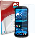 atFoliX 3x Screen Protection Film for Doogee V30 Screen Protector clear