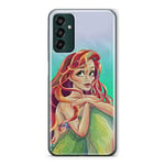 ERT GROUP mobile phone case for Samsung M13 4G original and officially Licensed Disney pattern Ariel 004 optimally adapted to the shape of the mobile phone, case made of TPU