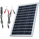 Lifcausal - Kit de panneau solaire flexible 60 w dc 5 V/18 v IP65 résistant à l'eau/pince crocodile DC/1 chargeur de voiture pour maison, voiture,