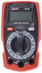 RS PRO RS-660 Håndholdt digitalt multimeter, sort/rød