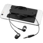 Bullet Wired Earbuds And Silicone Phone Wallet