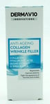 New Derma V10 Innovations Anti Ageing Collagen Wrinkle Filler 15ml