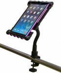 Heavy Duty C-Clamp Cross Trainer Treadmill Gym Tablet Holder for iPad PRO 9.7